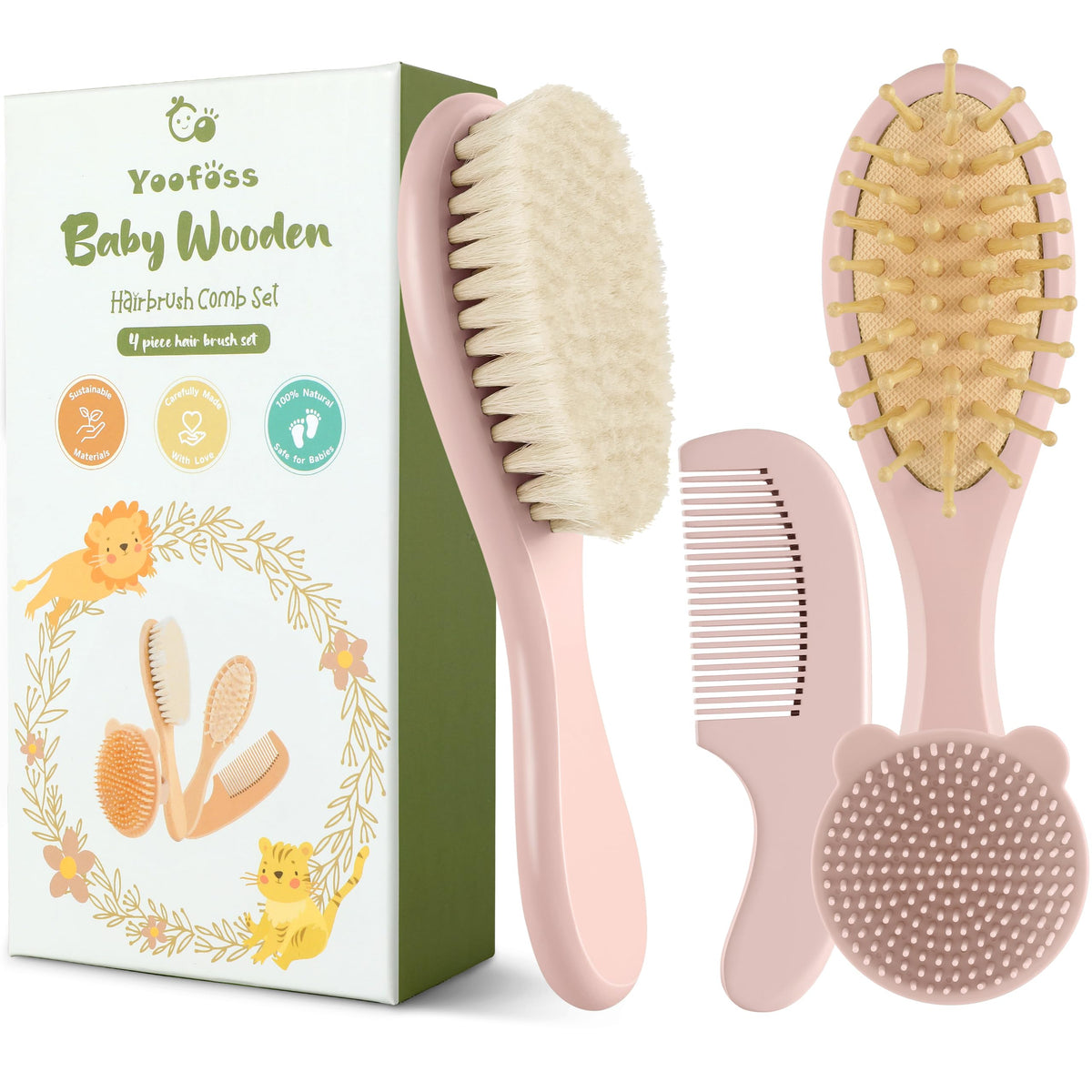 Caja regalo Yoofoss para bebé, ideal para iniciar el cuidado suave del cabello.