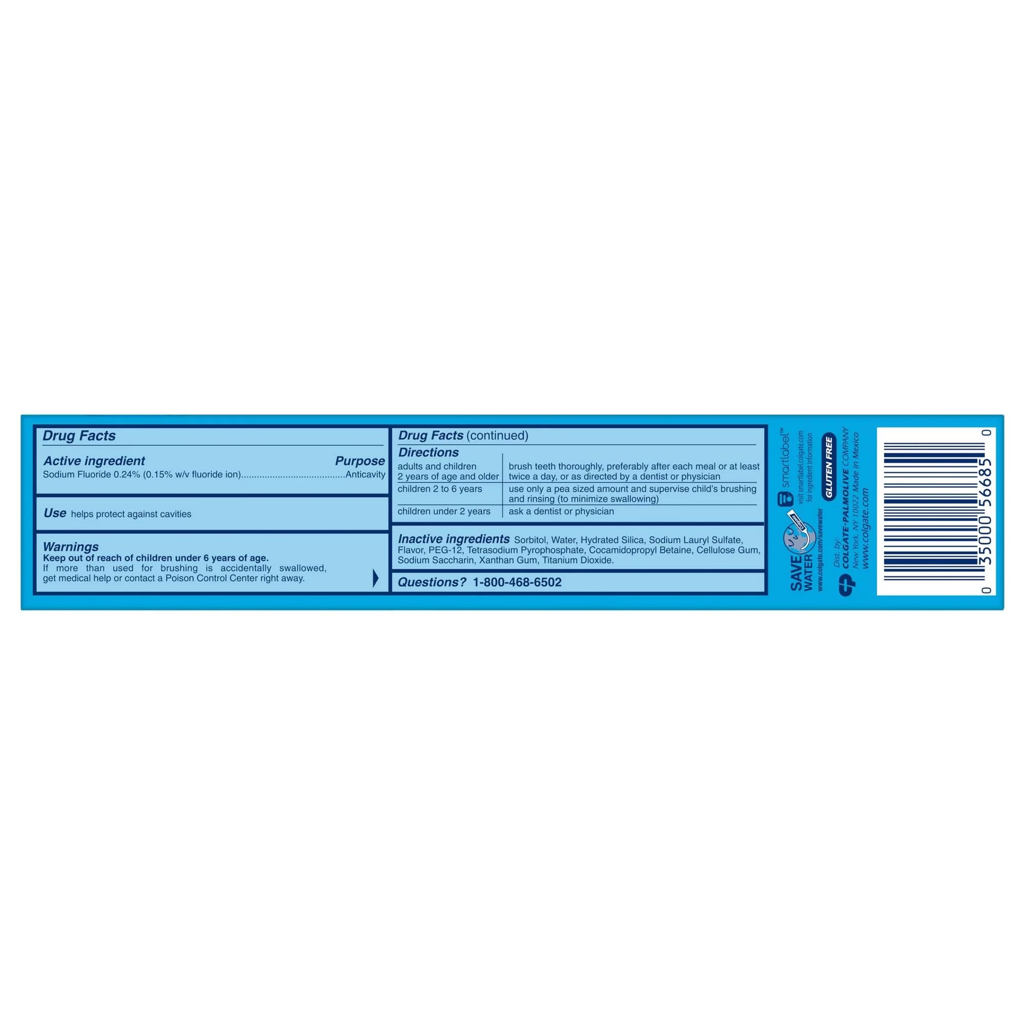 YOOZENA Ultra Brite limpieza diaria de dientes para una dentadura limpia.