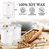 Regalo ideal YOROXRG vela votiva para aniversarios y casa nueva.