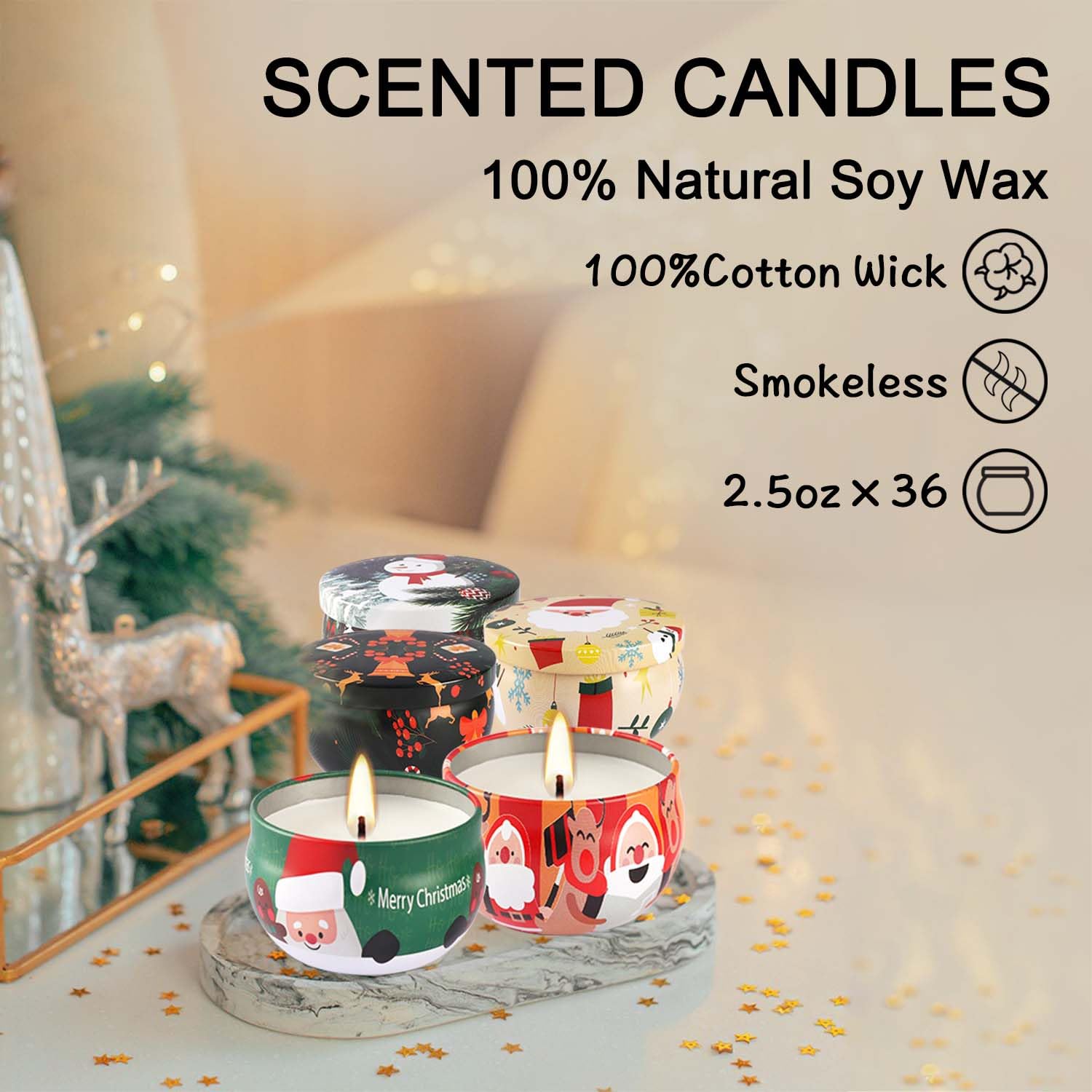 Aroma para dormitorio y salón con velas YOROXRG de calidad