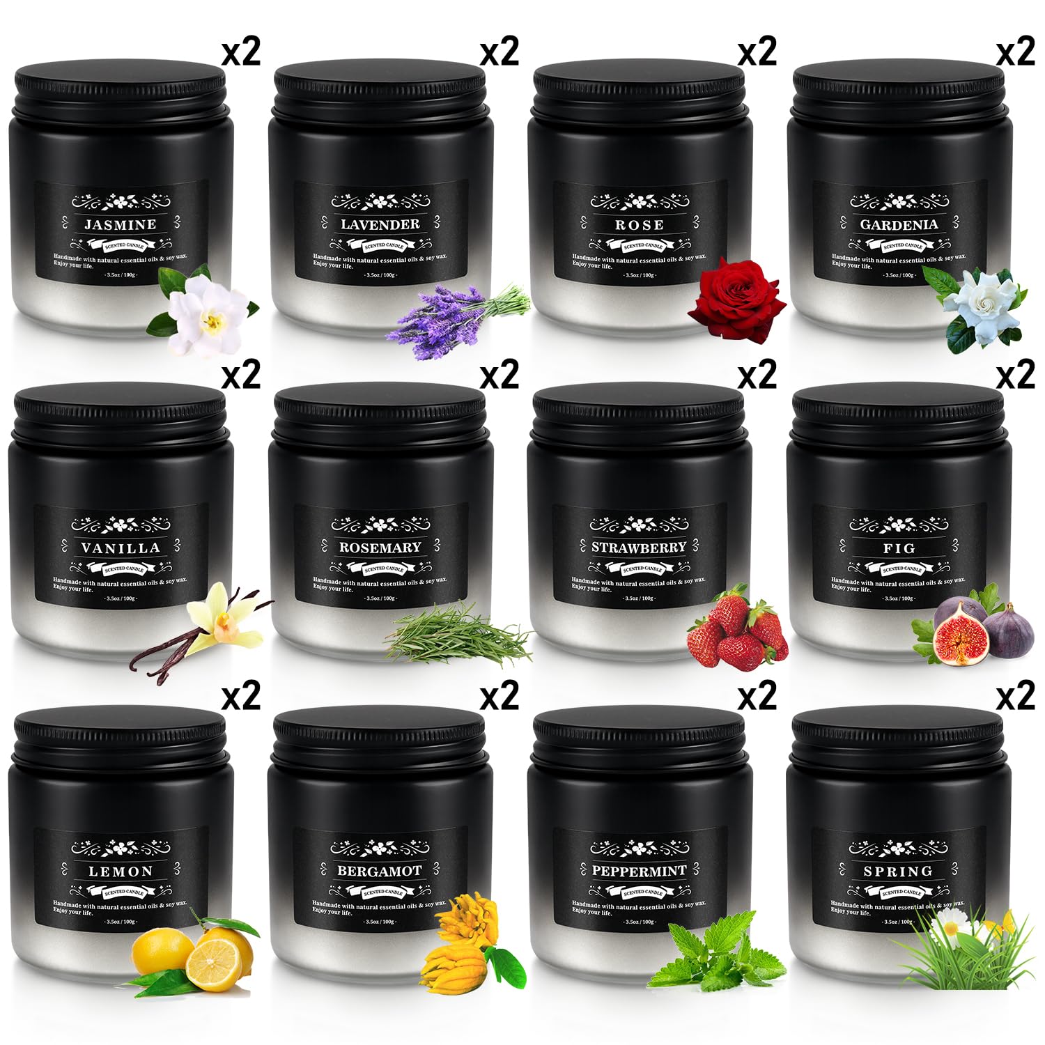 Velas para yoga y relajación con aroma suave de YOROXRG