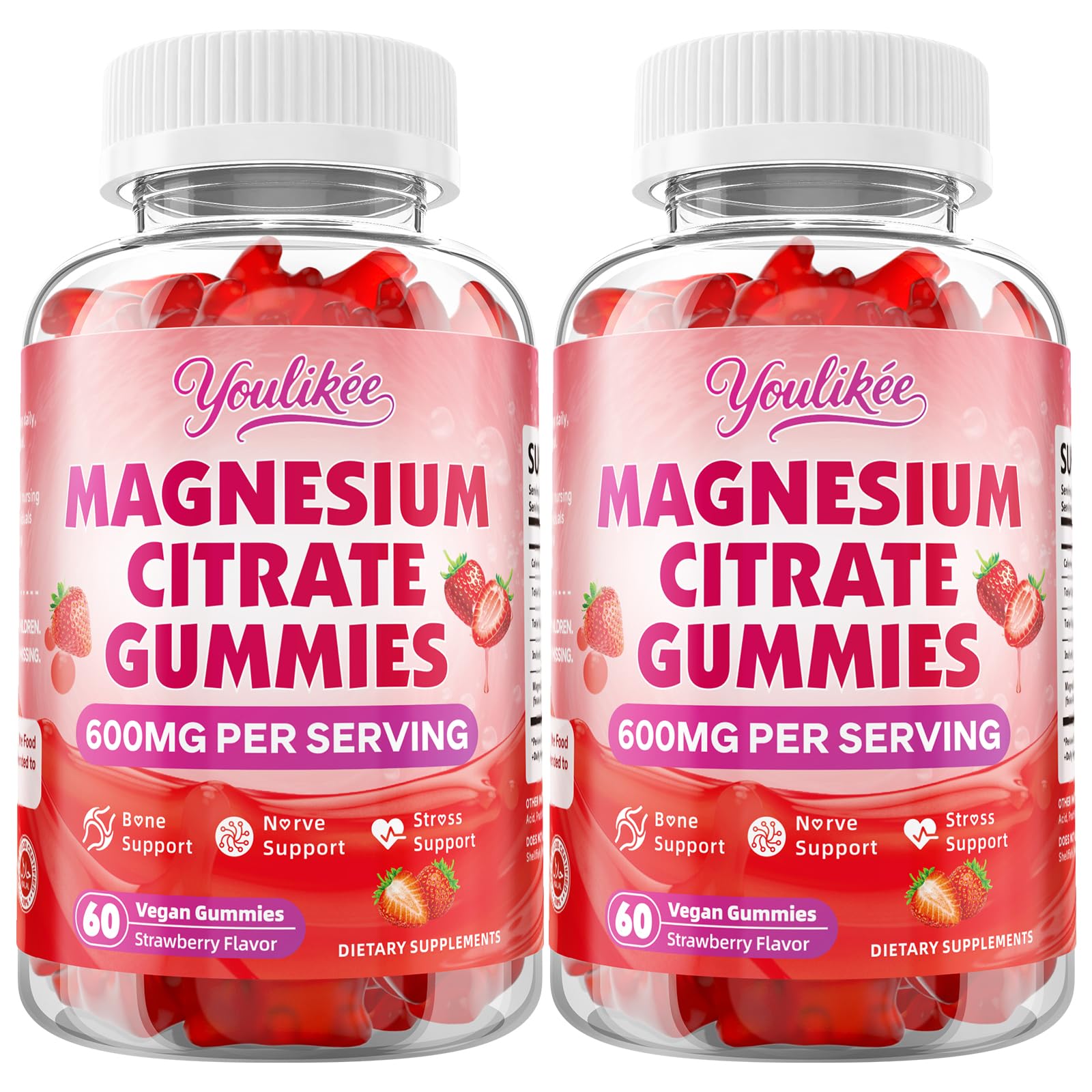 Youlikee magnesio citrato dosis diaria 2 gomitas