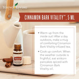 Young Living Canela en Rama Vitalidad, ideal para realzar sabores en cocina