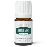 Young Living Aceite Esencial Vitalidad Menta, botella de 5 ml, aroma fresco para repostería.