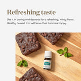 Inhalación suave con Young Living Menta Vitalidad para despertar frescura.