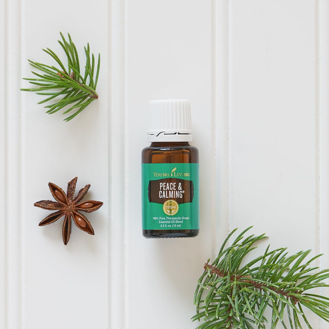 Young Living Peace & Calming, aceite esencial de Tangerina, crea un aroma alegre y relajante.