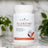 Allerzyme cápsulas digestivas, uso diario para comodidad después de las comidas.