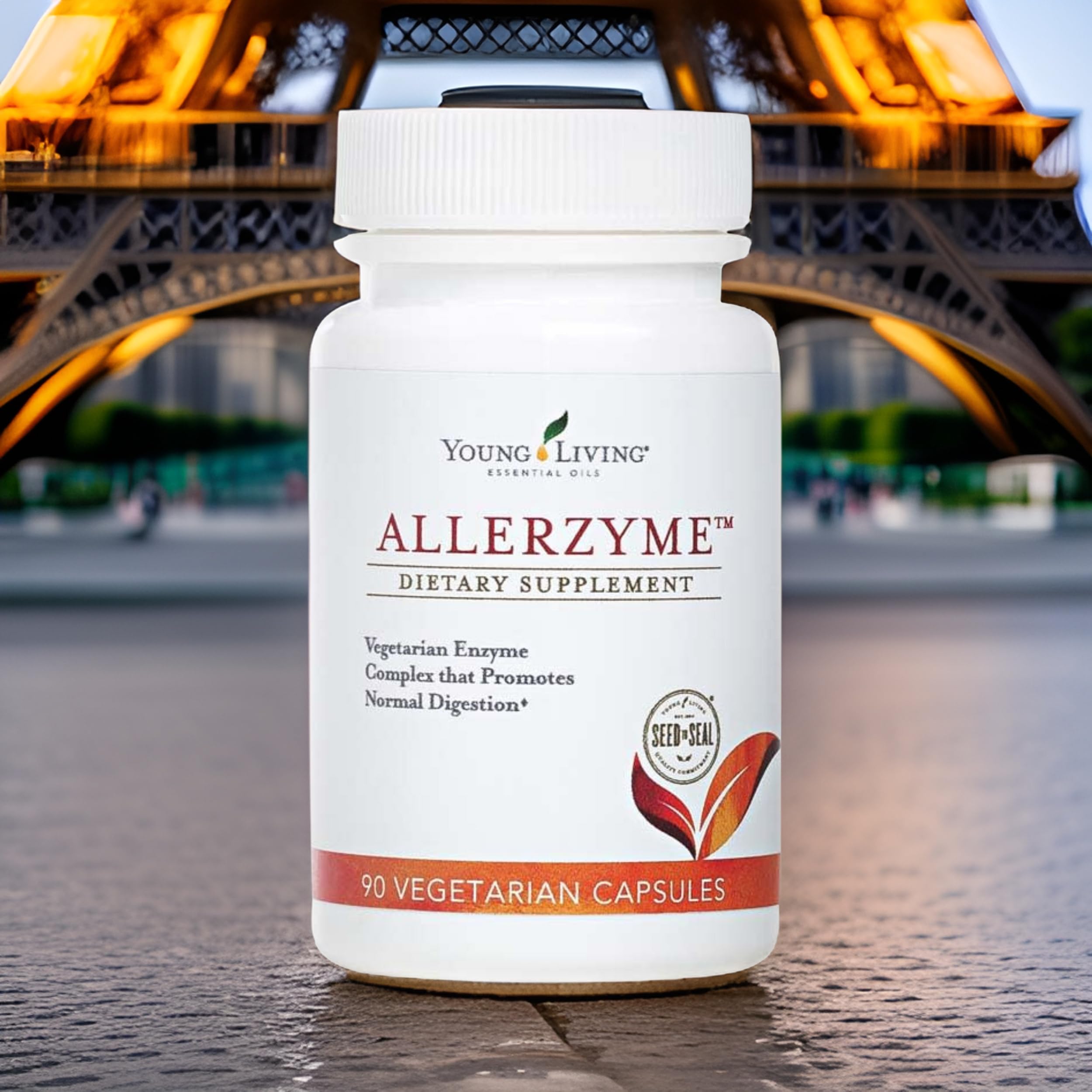 Allerzyme uso diario práctico para un complemento vegetariano cotidiano.