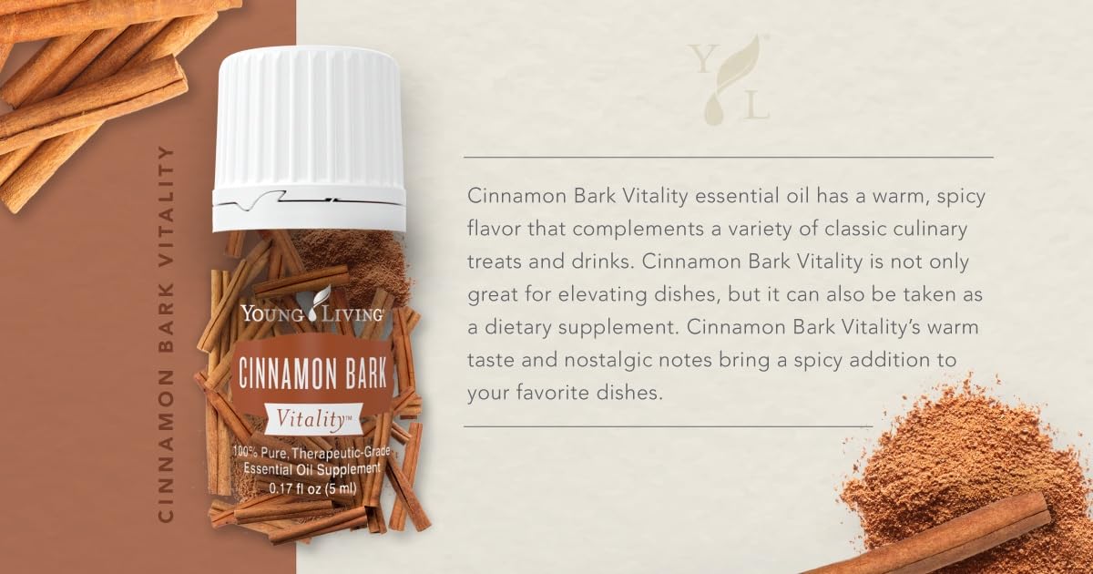 Young Living Canela en Rama Vitalidad para sabor sin esfuerzo en la despensa