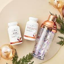 Young Living BLM Cápsulas: diseño limpio para estilo de vida activo.