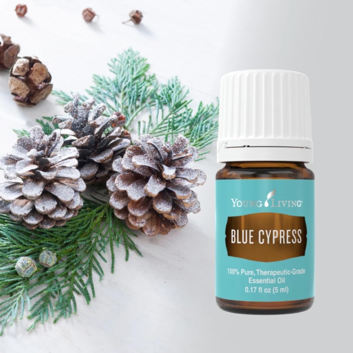 Hidratación de piel seca con Blue Cypress y su aroma calmante.