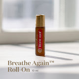 Young Living Breathe Again Roll-On: aplicación en palma para alivio rápido durante el día