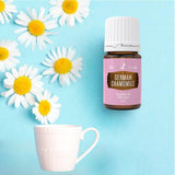 Young Living Camomila Alemana 5ml: difusor emite aroma suave para meditación