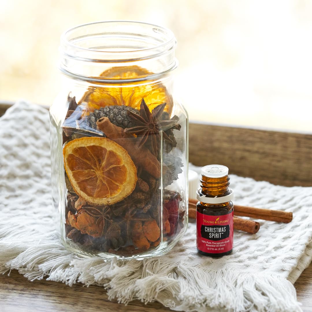 Young Living Christmas Spirit etiqueta-navidena, inspira rituales hogareños.