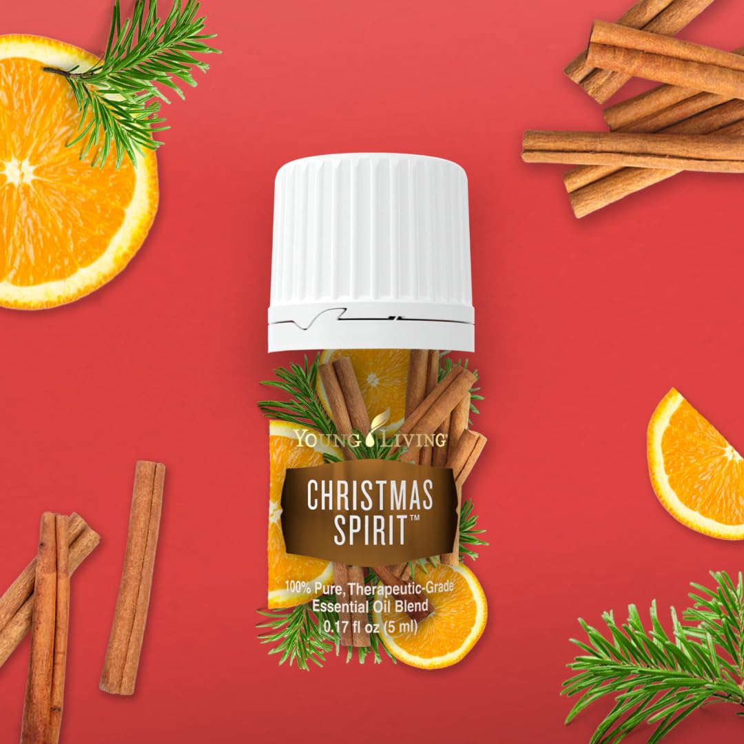 Young Living Christmas Spirit naranja, aporta calidez cítrica al hogar.