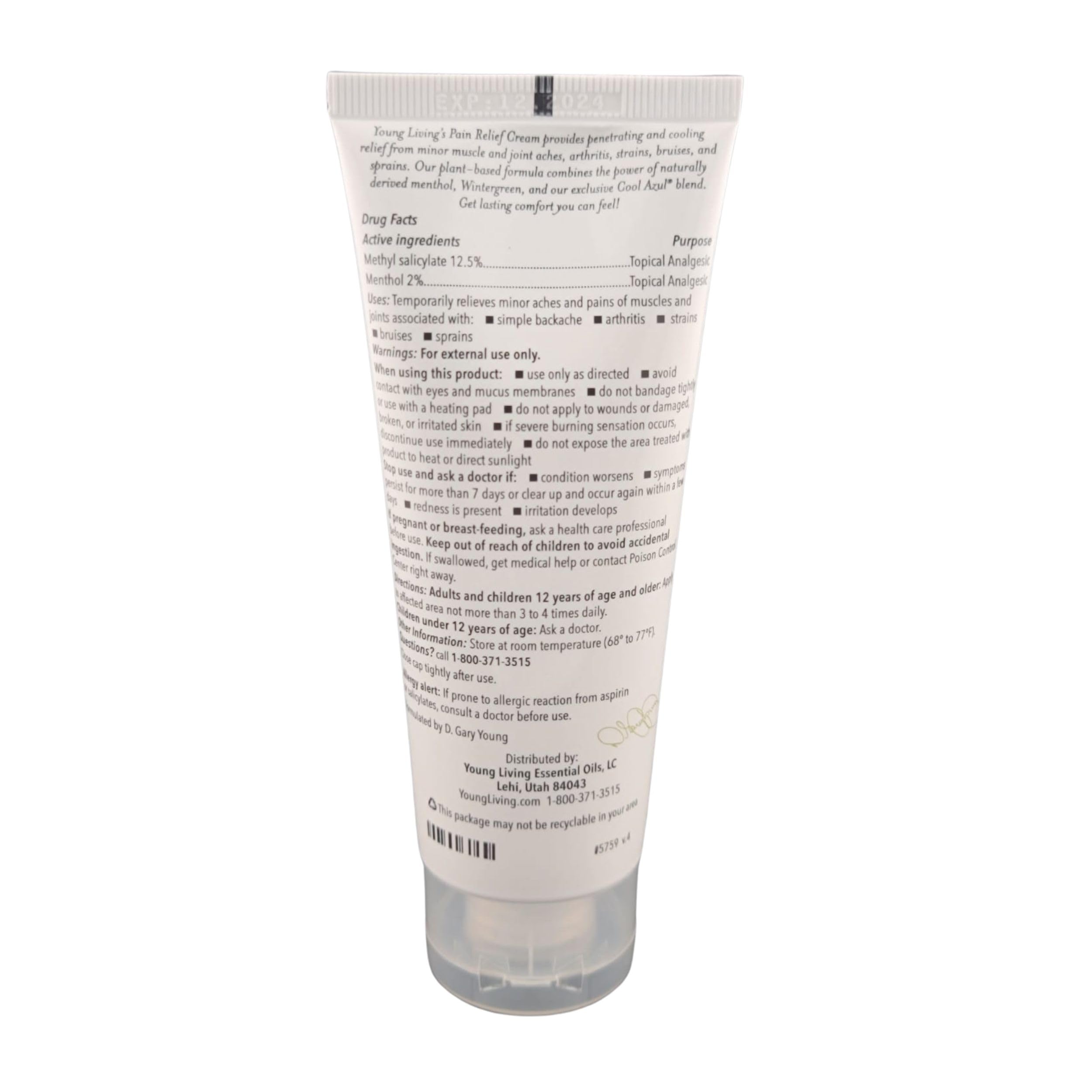 Young Living Cool Azul mentol y gaulteria para un frescor duradero