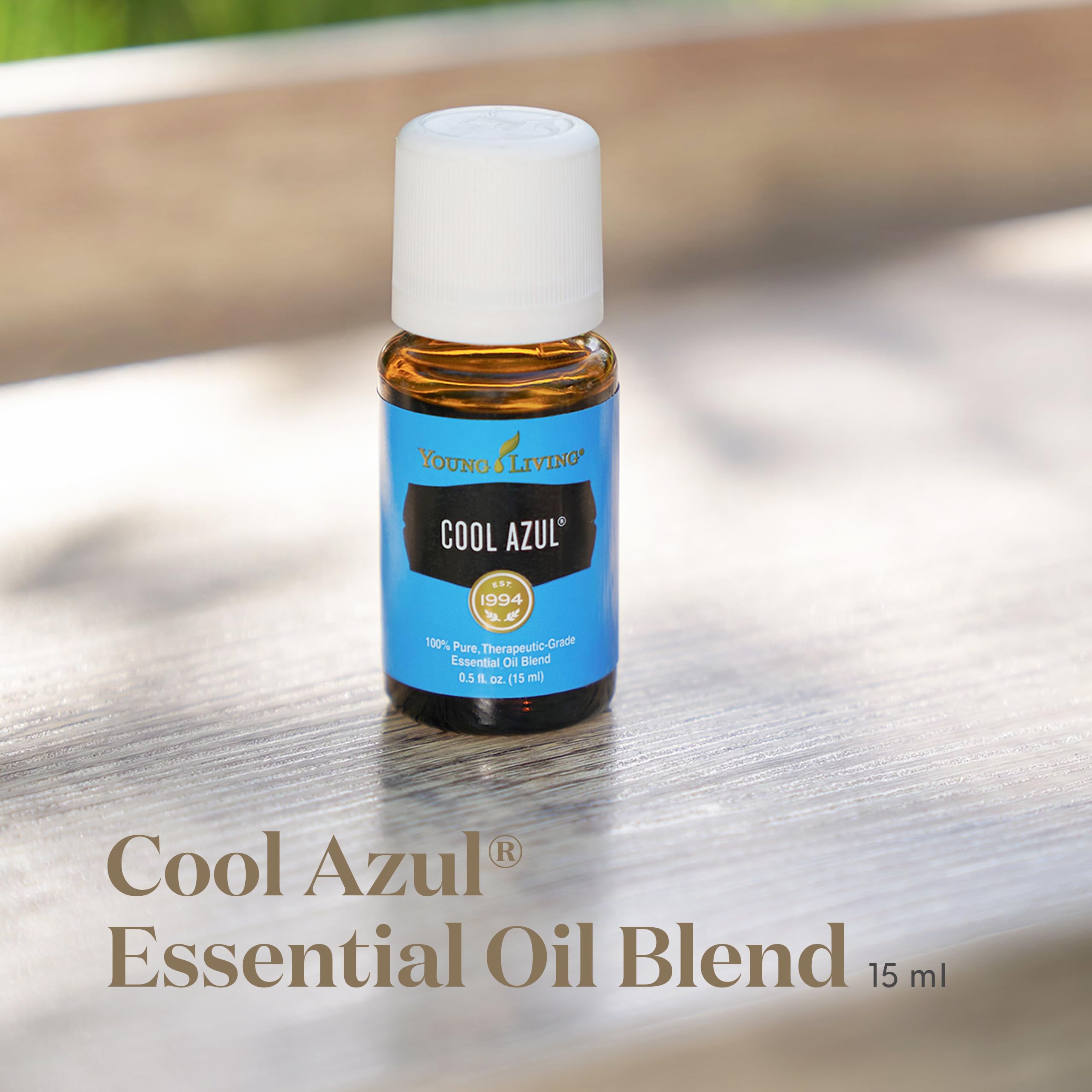 Relajación diaria con la mezcla Cool Azul de Young Living.