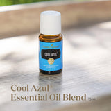 Relajación diaria con la mezcla Cool Azul de Young Living.