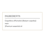 Caja de presentación de Copaiba Young Living: regalo elegante para cuidado personal.