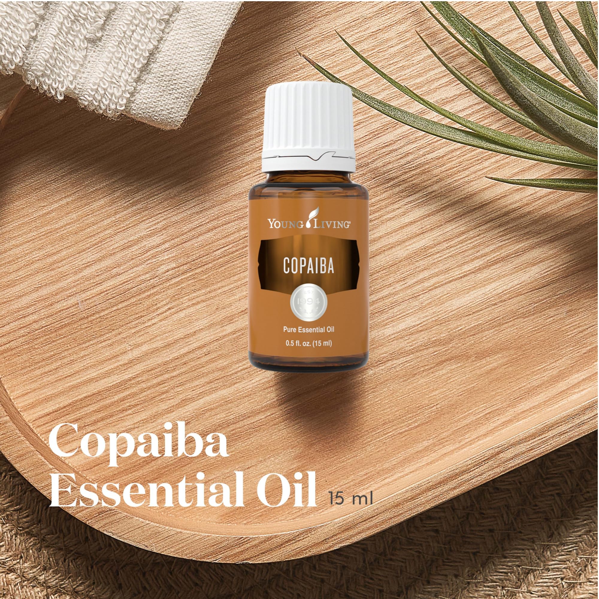 Cuentagotas de Copaiba Young Living: aplicación precisa para la piel diaria.