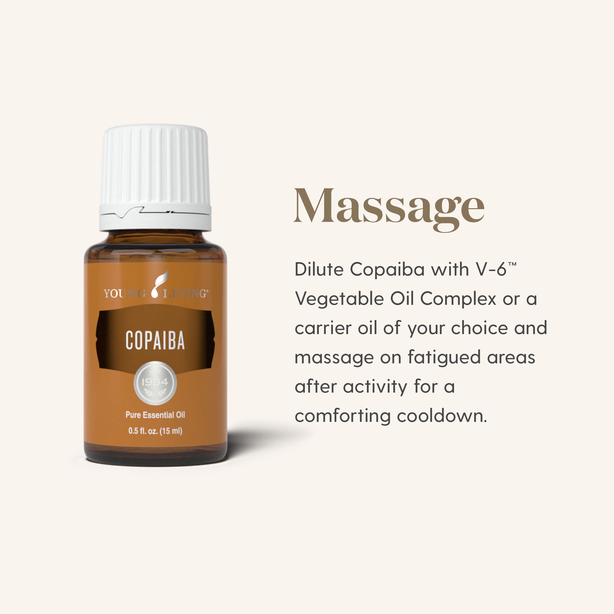 Difusor con Copaiba Young Living para crear un ambiente relajante.