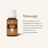 Difusor con Copaiba Young Living para crear un ambiente relajante.
