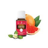Rutina de cuidado de la piel con pomelo Young Living, aplicación suave.