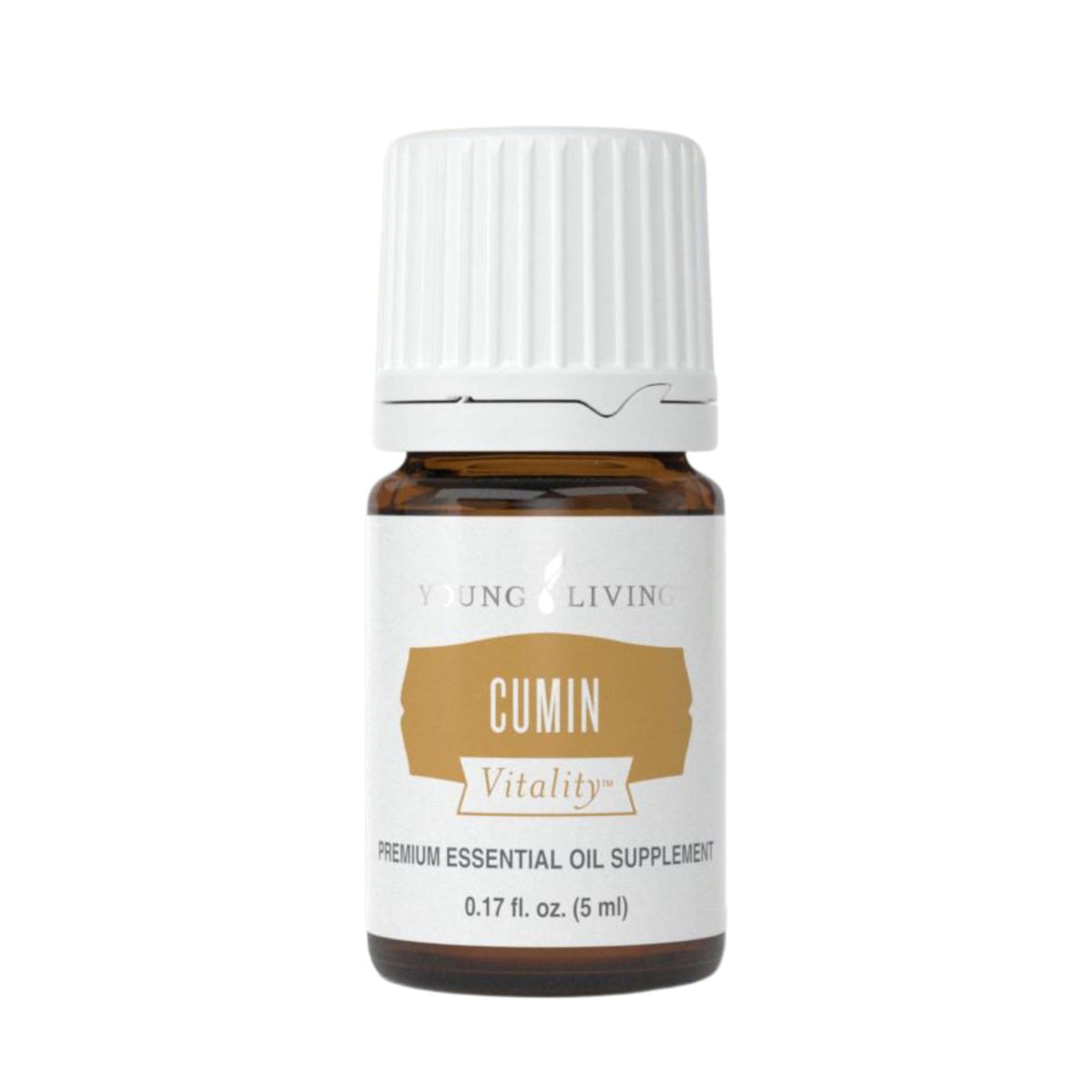 Young Living Cumin Vitality: botella de 5 ml lista para cocinar.
