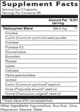 Detoxzyme sin soja y sin conservantes para digestión suave.