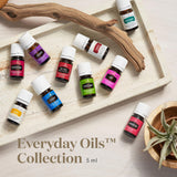 Difusor con Young Living Aceites diarios para crear ambiente relajante