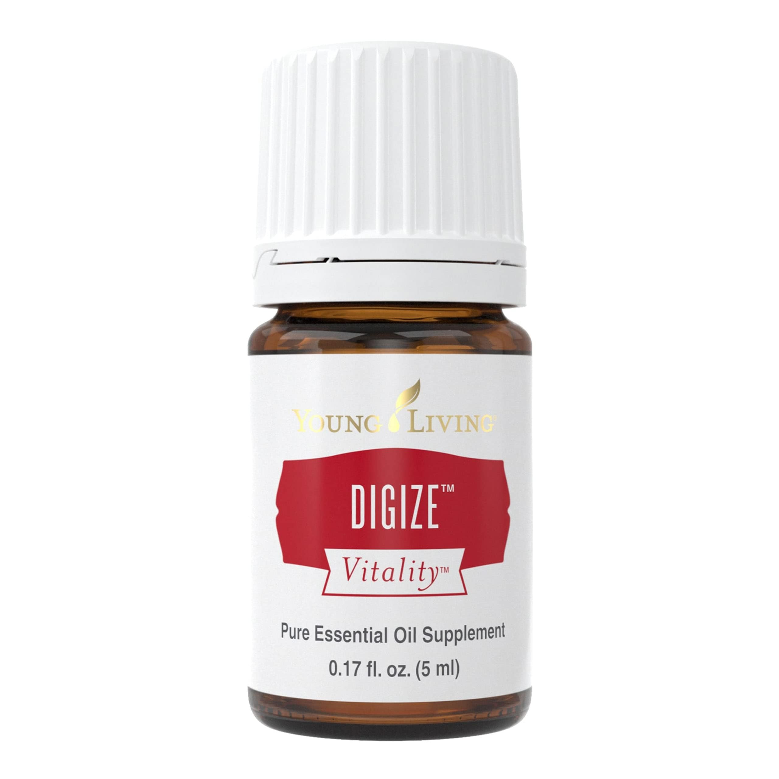 Young Living DiGize en botella, ideal para uso diario.