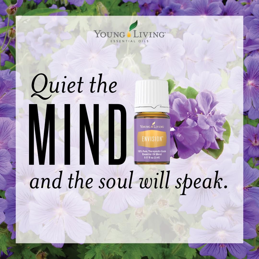Young Living Envision momento-concentracion: uso práctico durante tareas creativas.