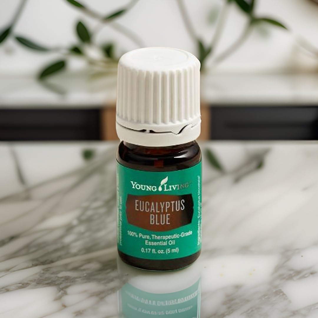 Young Living Eucalyptus Blue hojas botánicas que inspiran pureza.