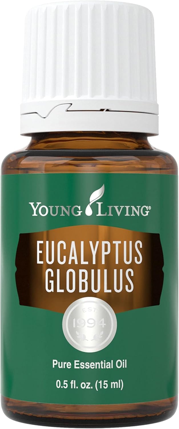 Young Living Eucalipto Globulus: frasco de 15 ml para difusor o uso tópico.