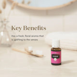 Young Living Geranio Aceite Esencial, difusor para difundir aroma suave