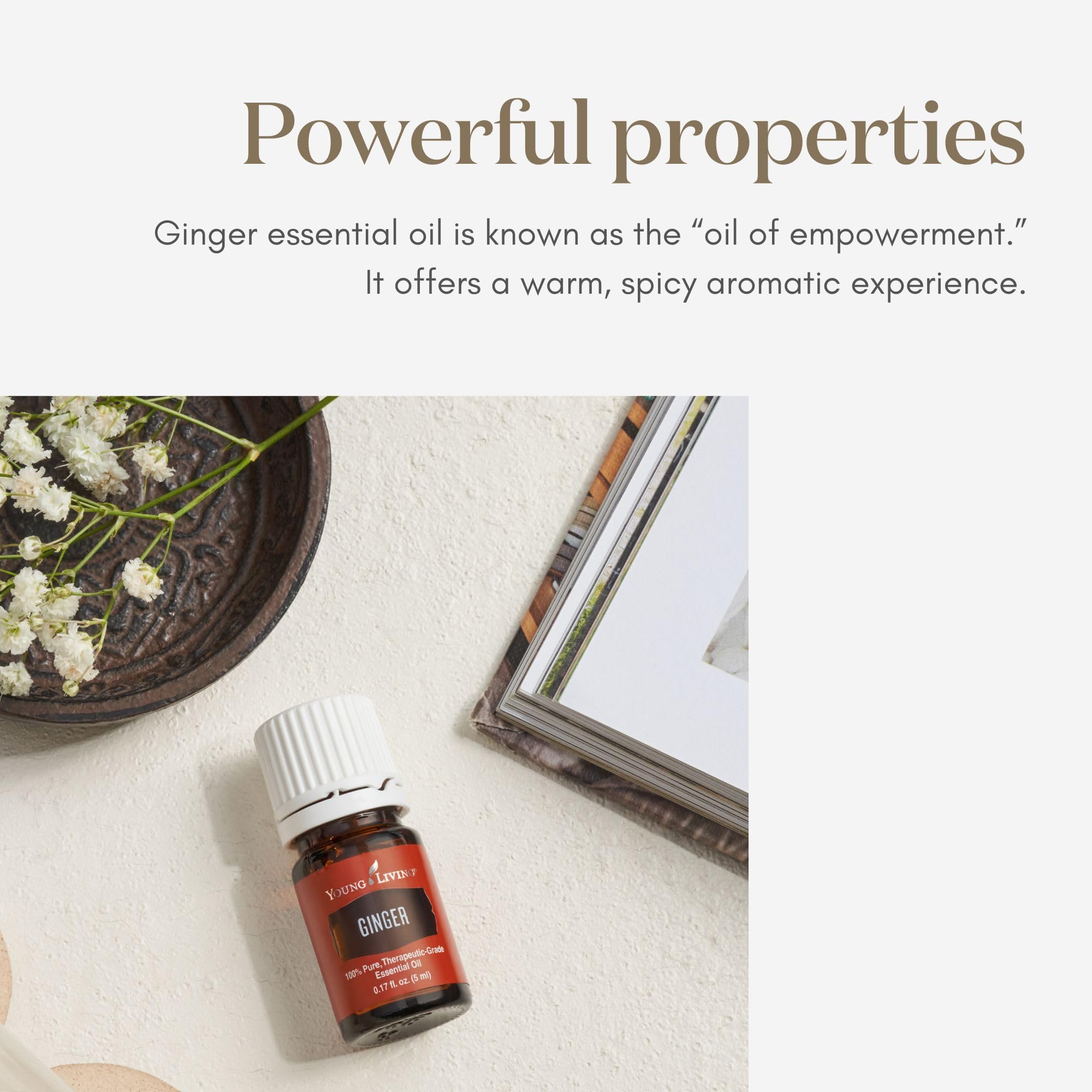 Young Living Ginger: añade sabor a bebidas y cocina con seguridad.