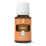 Young Living hinojo en botella de 15 ml para relajación diaria.