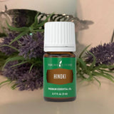 Meditación con Hinoki de Young Living ayuda a crear atmósfera serena.
