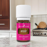 Aplicación tópica con Hyssop, diluido en aceite portador.