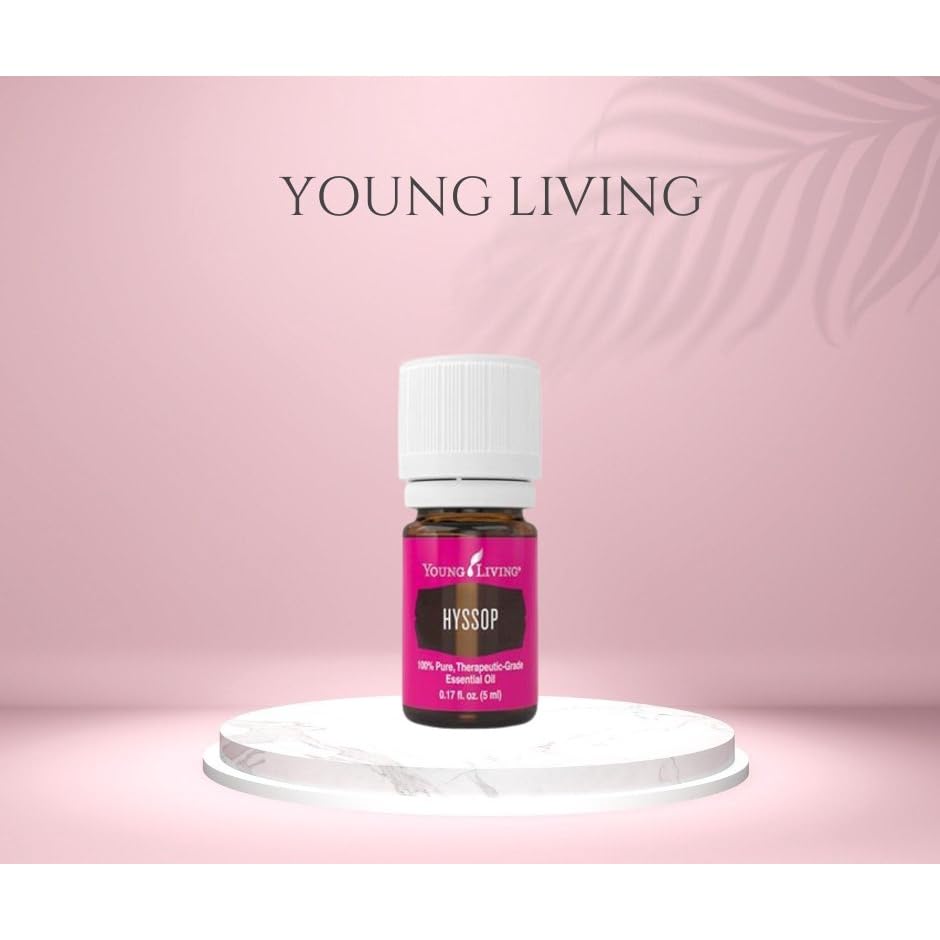 Young Living Hisopo en difusor para un ambiente fresco y herbáceo.
