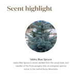 Envase de 5 ml de Idaho Blue Spruce para llevar a cualquier lugar.