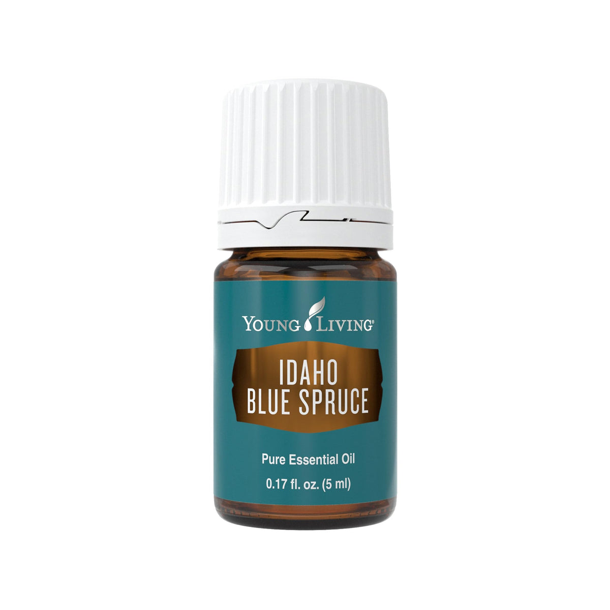 Young Living Idaho Blue Spruce, frasco de 5 ml para aromaterapia calmante y relajación muscular.