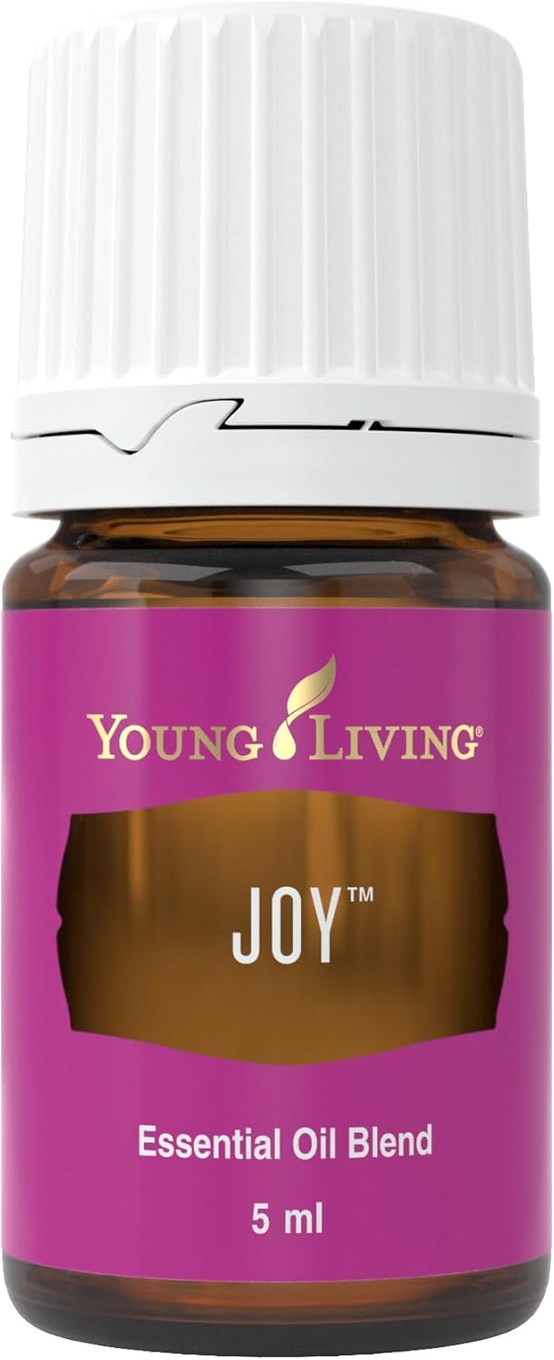Joy de Young Living, botella de 5 ml, aroma floral suave para espacios.