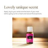 Joy de Young Living: mezcla de aceites para equilibrio emocional.
