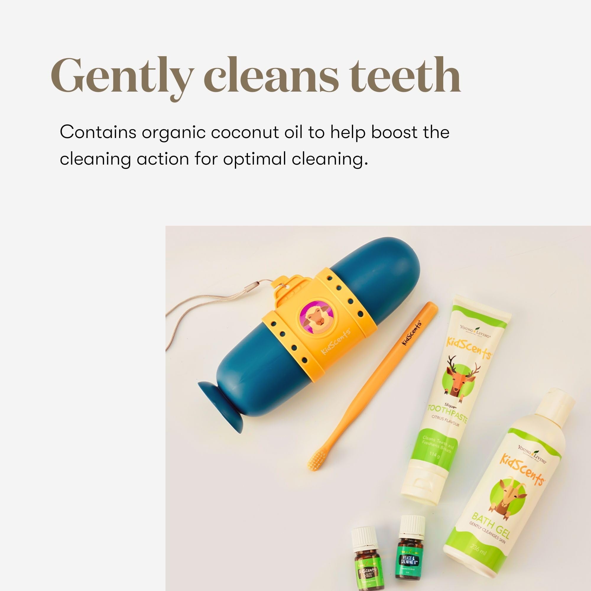 Aceites esenciales naturales presentes en KidScents Slique para una experiencia fresca.