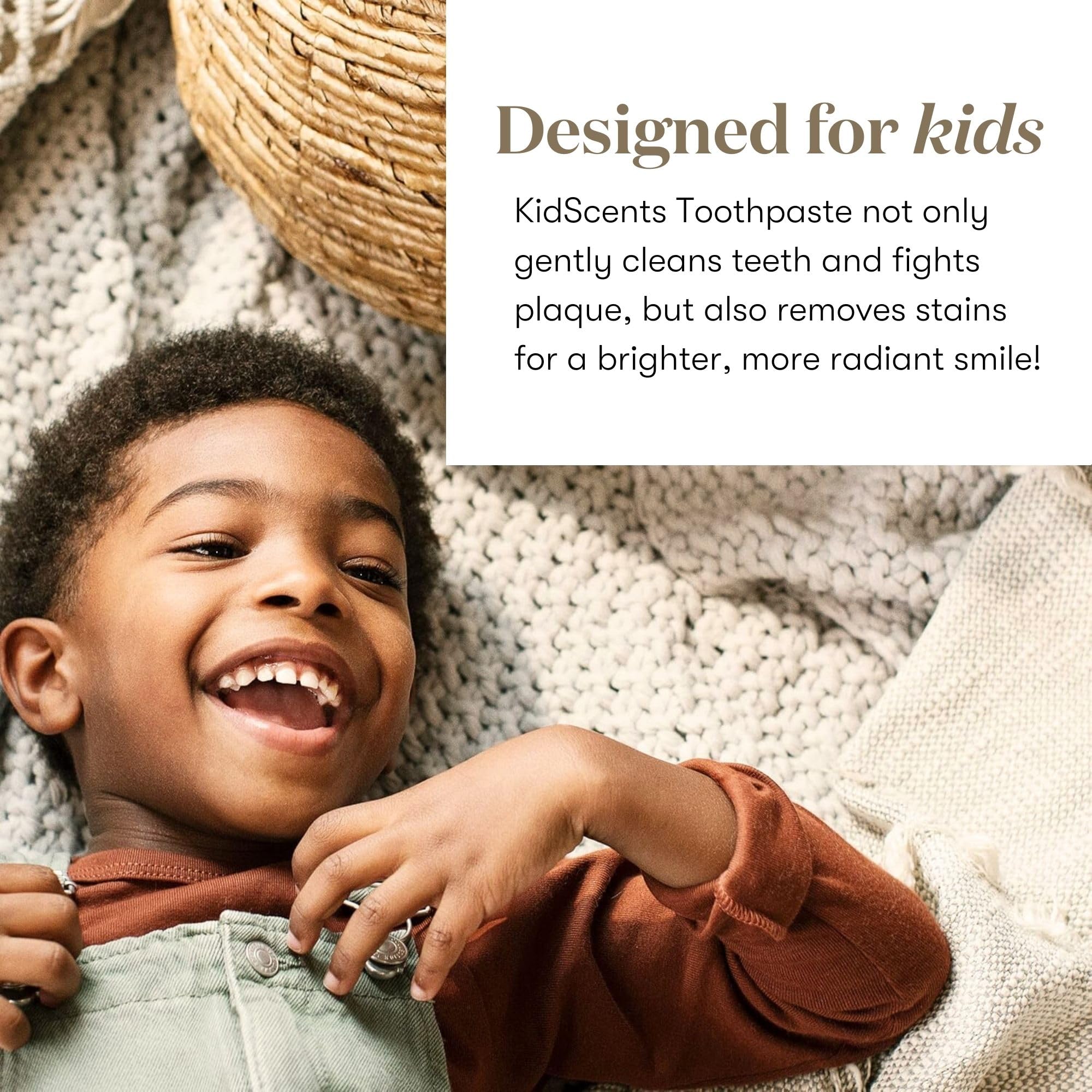 Pastas dentales con sabor cítrico-menta de KidScents Slique de Young Living.