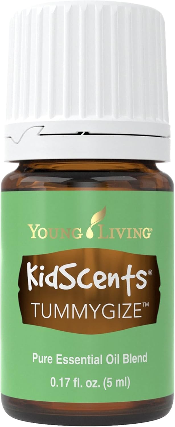 Young Living KidScents TummyGize, botella: posible uso suave para convivencia estomacal.