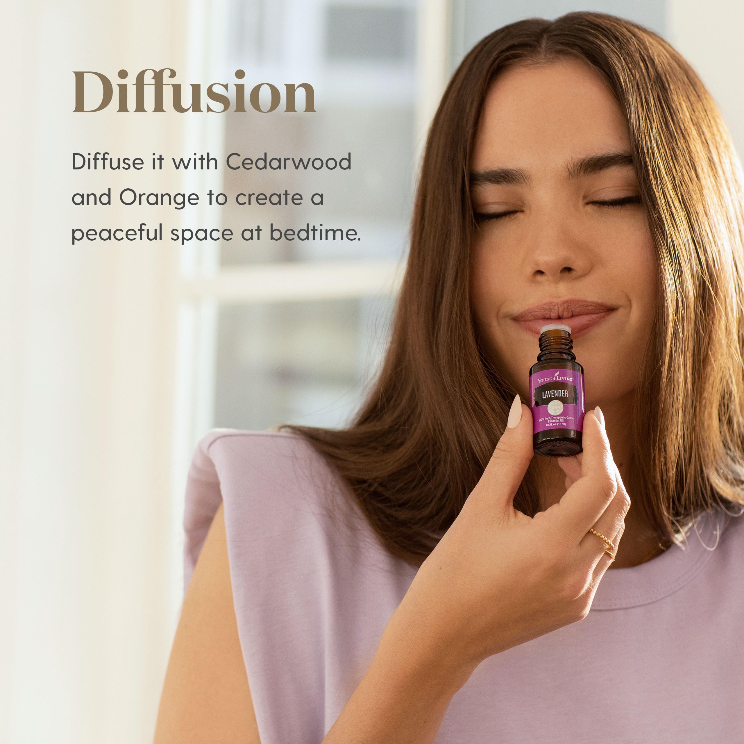 Young Living Lavanda: uso versátil en difusores y mezclas para relajación.