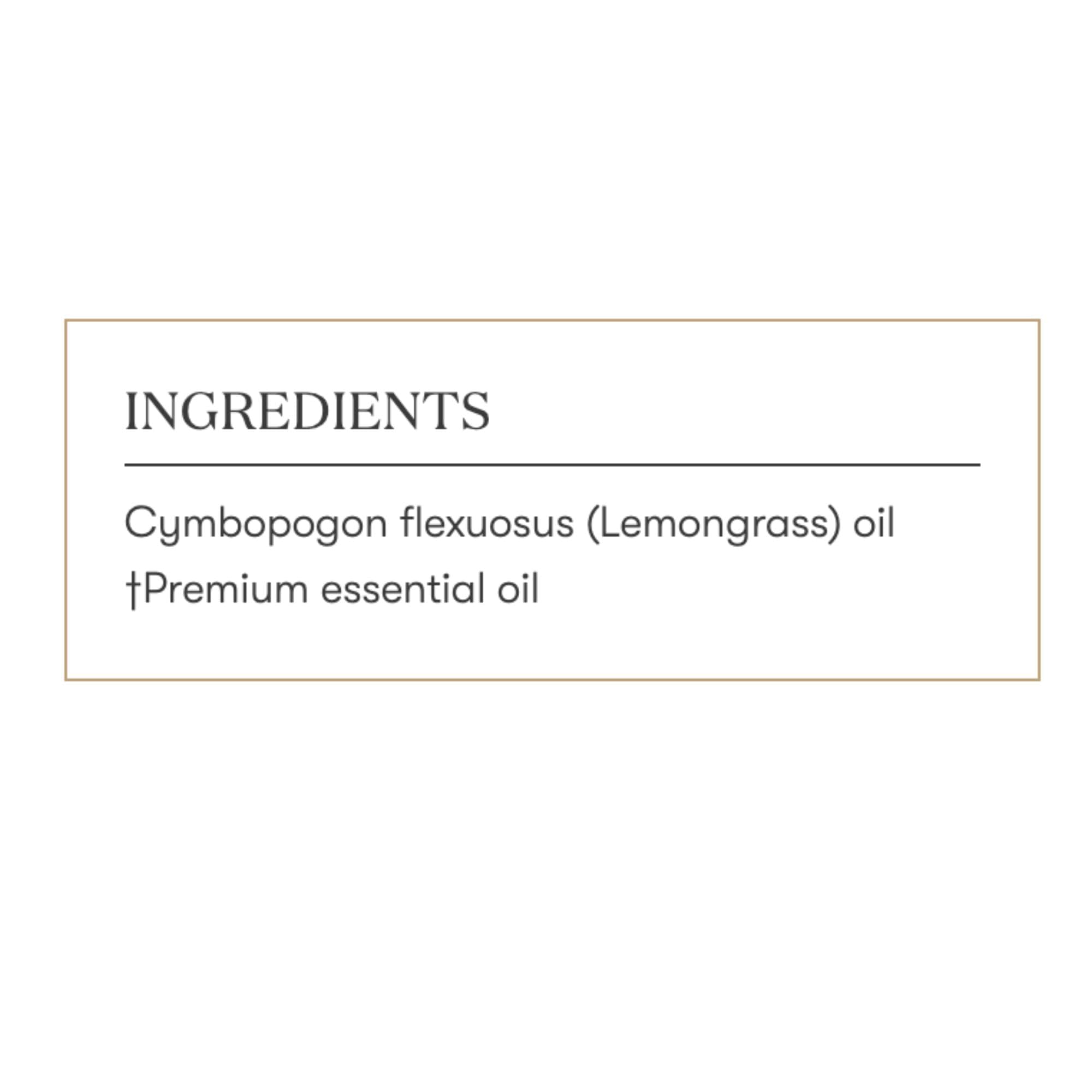Aroma natural de Lemongrass de Young Living para bienestar diario.
