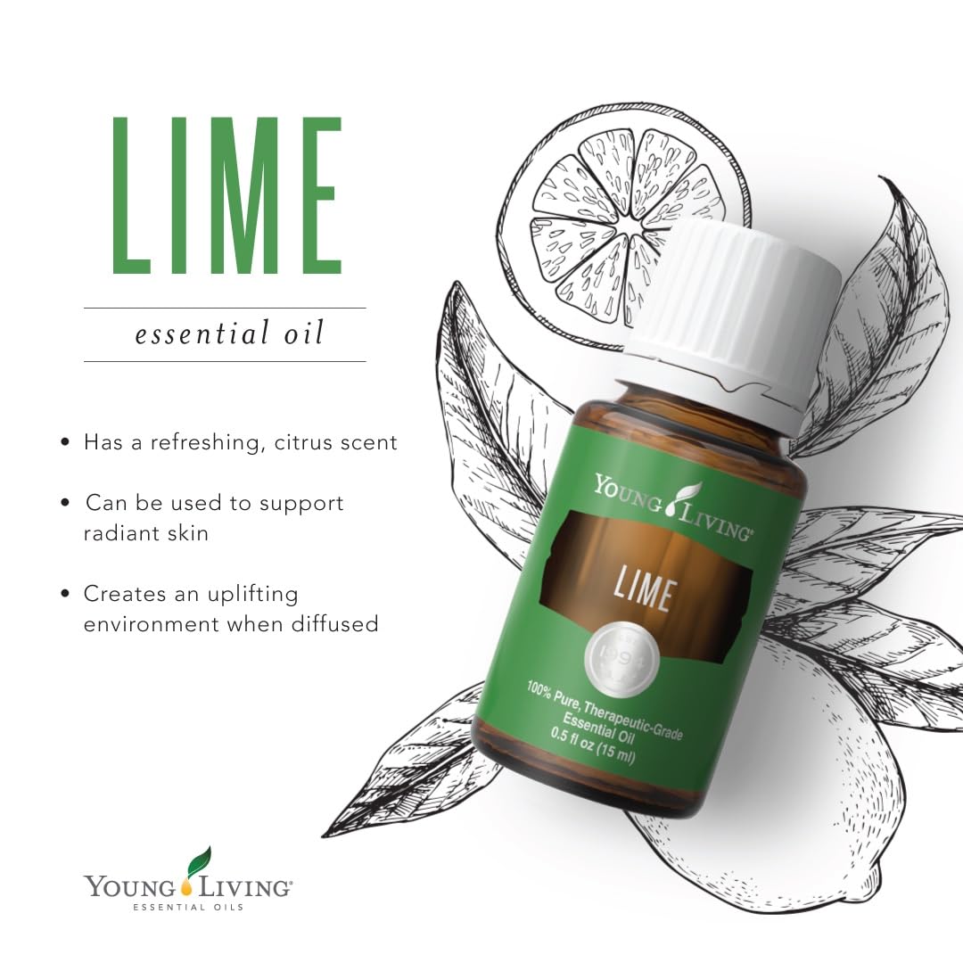 Young Living Lime: aceite para uso tópico suave con fragancia refrescante.